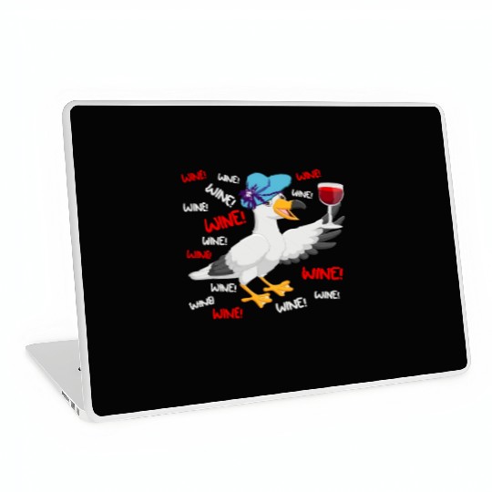Seagull Laptop Skins Wine Lover North German Seagulls