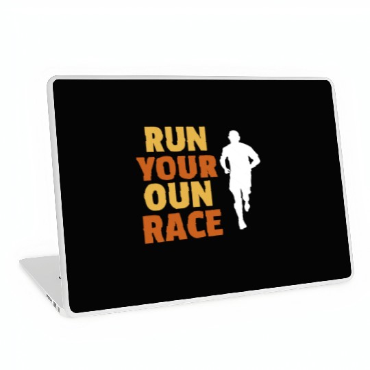 Run your own race, Race walking Laptop Skins