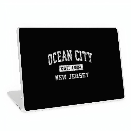 Ocean City New Jersey Nj Established Sports Laptop Skins