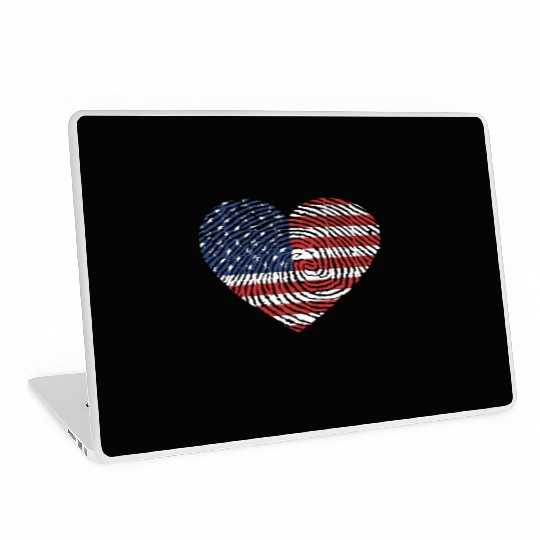 4th Of July I Love America Laptop Skins