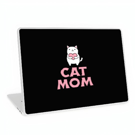 Cat Mom Laptop Skins