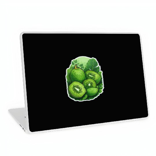 Green Kiwi Pattern Sticker Laptop Skins