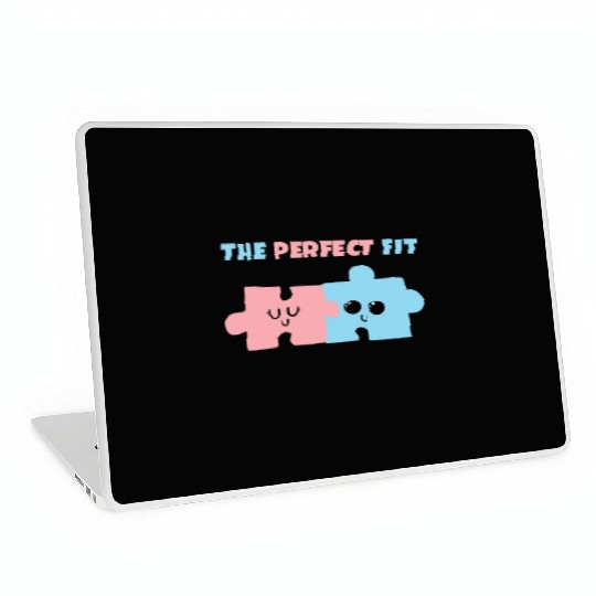 The Perfect Fit Valentine yellow Laptop Skins