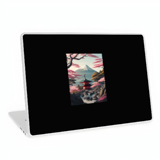 Asia Landscape Serene Mount Fuji Laptop Skins