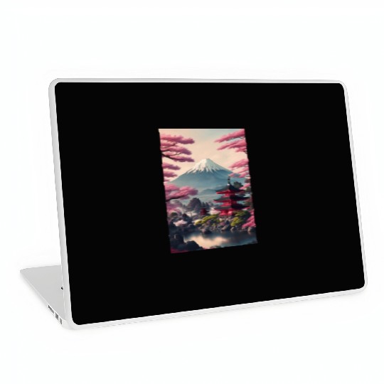 Asia Landscape Serene Mount Fuji Laptop Skins