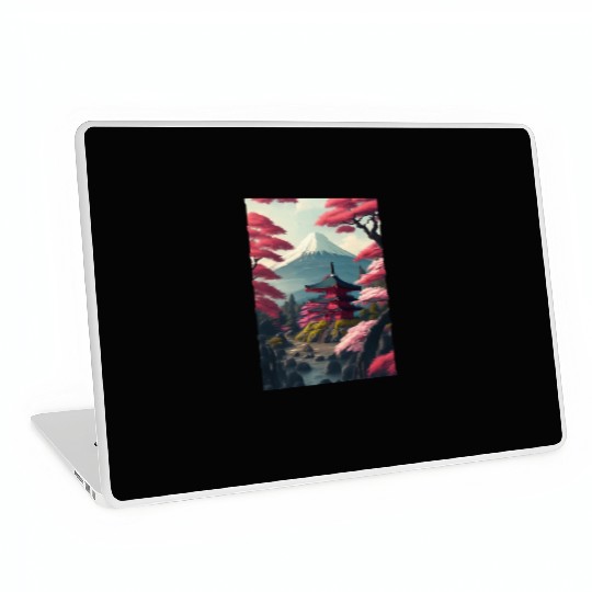Asia Landscape Serene Mount Fuji Laptop Skins