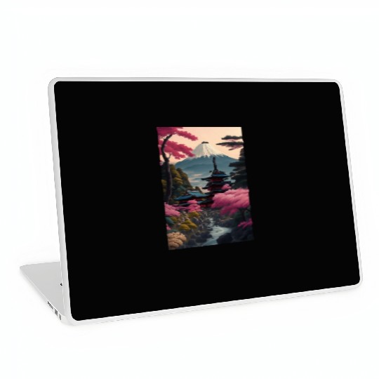 Asia Landscape Serene Mount Fuji Laptop Skins