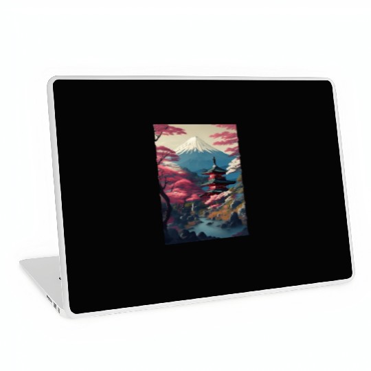 Asia Landscape Serene Mount Fuji Laptop Skins