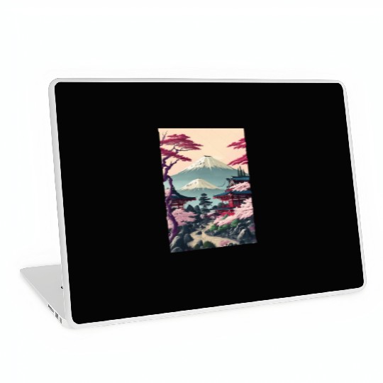 Asia Landscape Serene Mount Fuji Laptop Skins