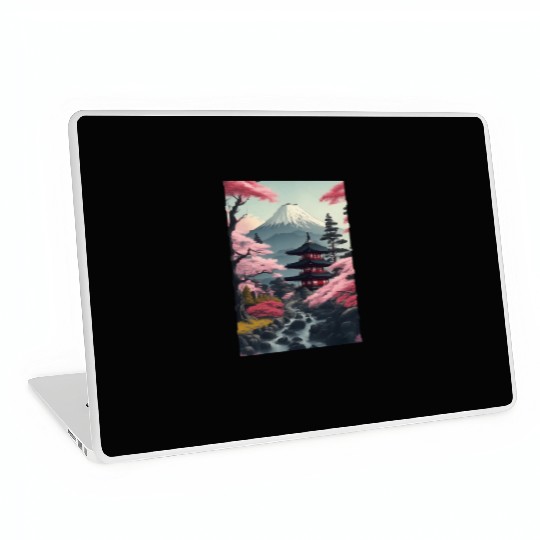Asia Landscape Serene Mount Fuji Laptop Skins
