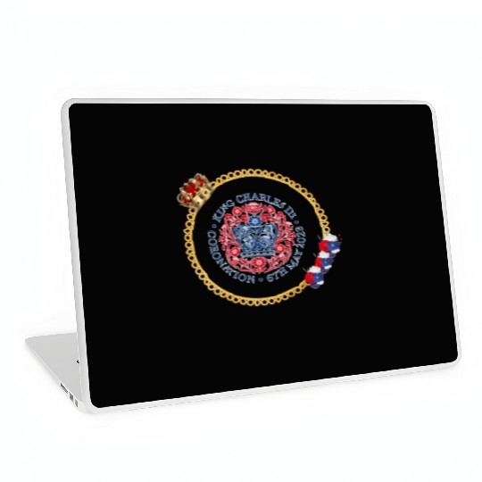 King Charles Iii British Monarch Royal Coronation Laptop Skins