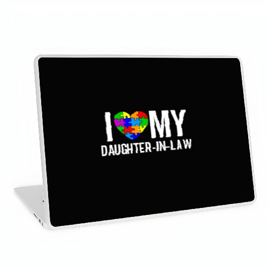 I Love My Daughter-In-Law Laptop Skins