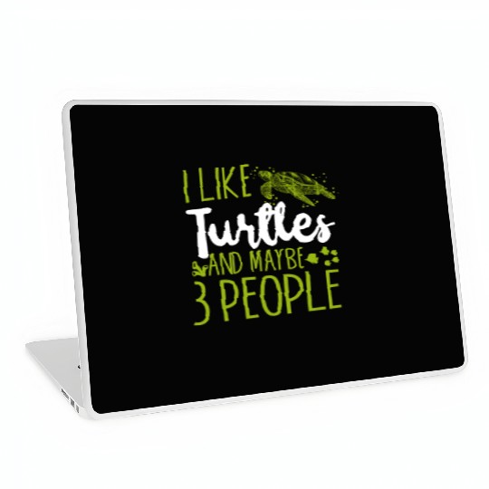 Sea Turtle Tortoise I Like Turtles Laptop Skins