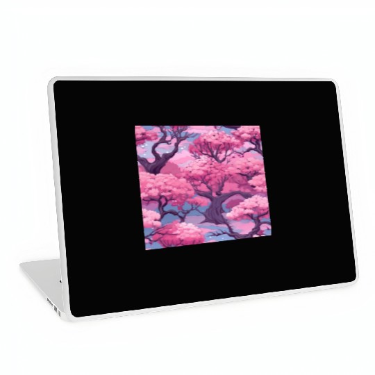 Anime Euphoria: Fantasy Cherry Blossom Dreamscape Laptop Skins