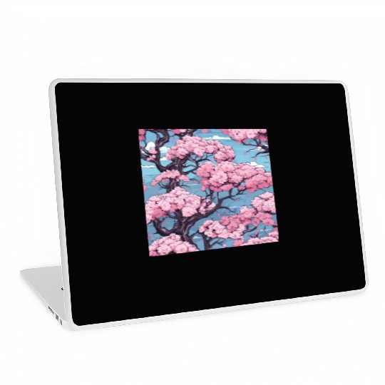 Anime Euphoria: Fantasy Cherry Blossom Dreamscape Laptop Skins