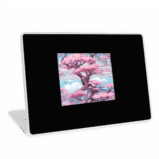 Anime Euphoria: Fantasy Cherry Blossom Dreamscape Laptop Skins