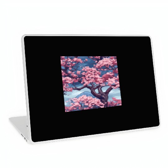 Anime Euphoria: Fantasy Cherry Blossom Dreamscape Laptop Skins