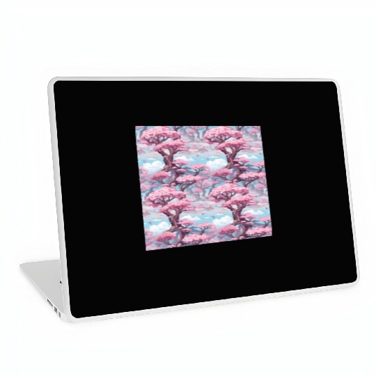 Anime Euphoria: Fantasy Cherry Blossom Dreamscape Laptop Skins