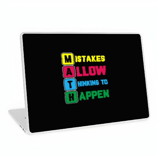 Im Math Teacher Love Math Mistakes Allow Thinking Laptop Skins