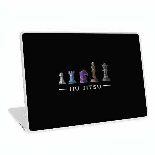 Bjj Brazilian Jiu Jitsu Chess Belt Fighter Mma Laptop Skins