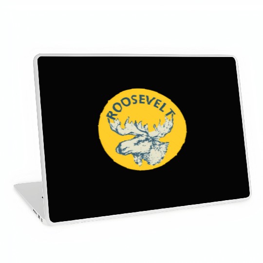 Teddy Roosevelt Bull Moose Py Laptop Skins