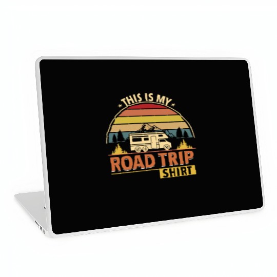 This Is My Road Trip Laptop Skins - Camper Gift Laptop Skins