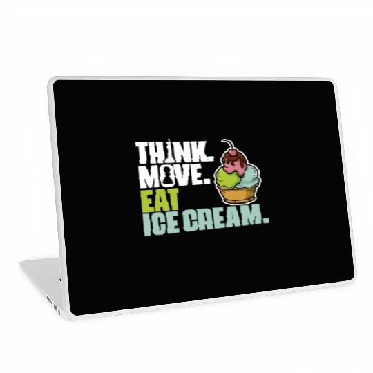 Funny Board Game Enthusiast For Ice Cream Lover Laptop Skins