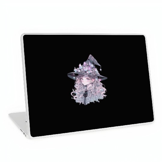 Pastel Goth Crystal Witch Laptop Skins