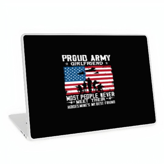 Proud US Army Girlfriend Laptop Skins