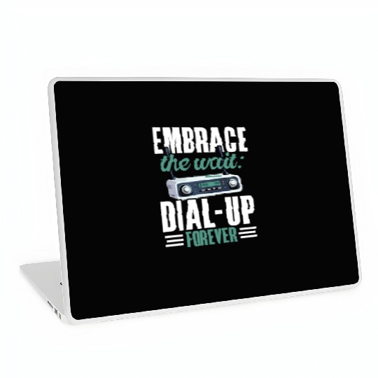Dial Up Internet Connection 90's Computer Jokes Laptop Skins