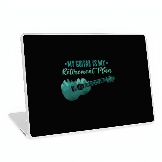 My Guitar Retirement Plan Music Lover Guitarist Laptop Skins