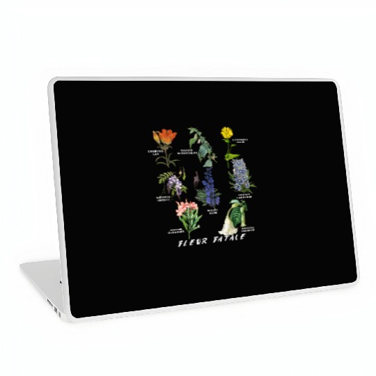 Botanist Gardening Fleur Fatale Poison Botaal Laptop Skins