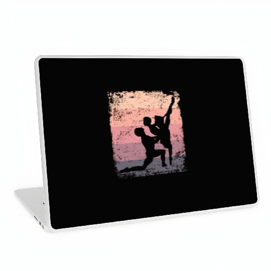 Ballet Dance Couple Vintage Ballerina Laptop Skins