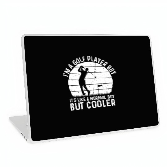 I'm A Golf Player Boy - Golfer Boys Laptop Skins