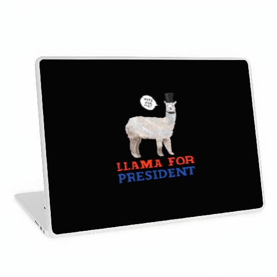Llama For President Laptop Skins