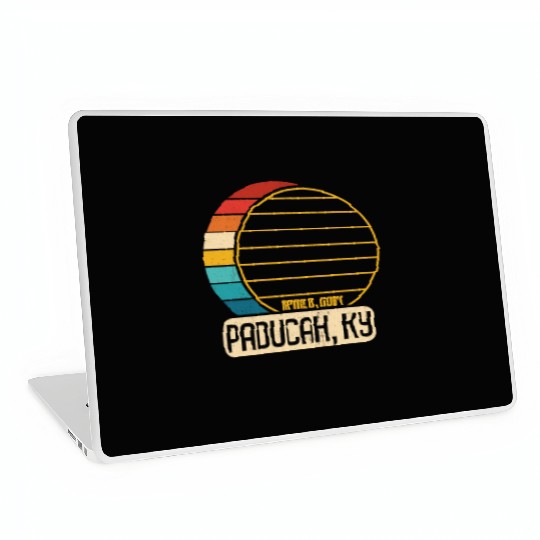 Total Solar Eclipse Kentucky Paducah April 28 2024 Laptop Skins