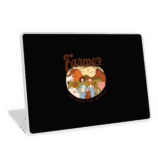 Farmer We Feed The World Laptop Skins