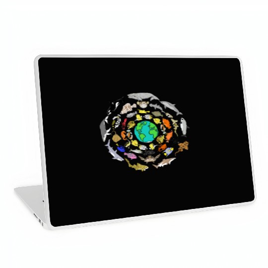 World Oceans Day Sea Life Laptop Skins