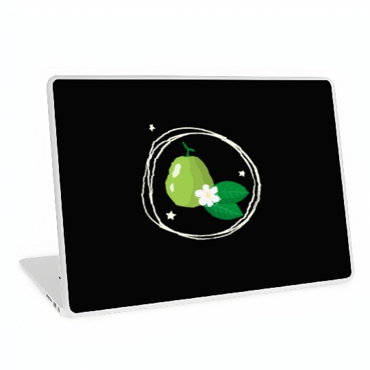 Guava With Flower And Leaves Laptop Skins