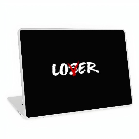 lover loser horror club halloween costume men wome Laptop Skins