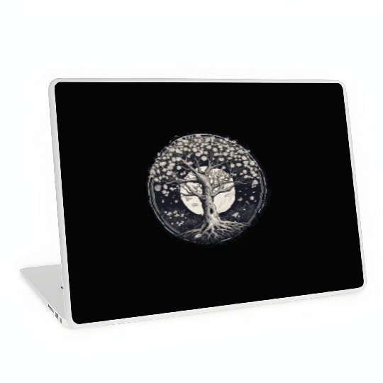 White Tree of Life Laptop Skins