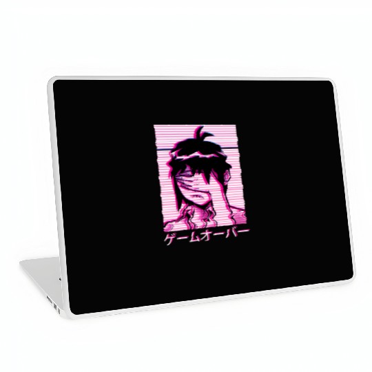 Vaporwave E Japanese Aesthetic Anime Sad E Laptop Skins