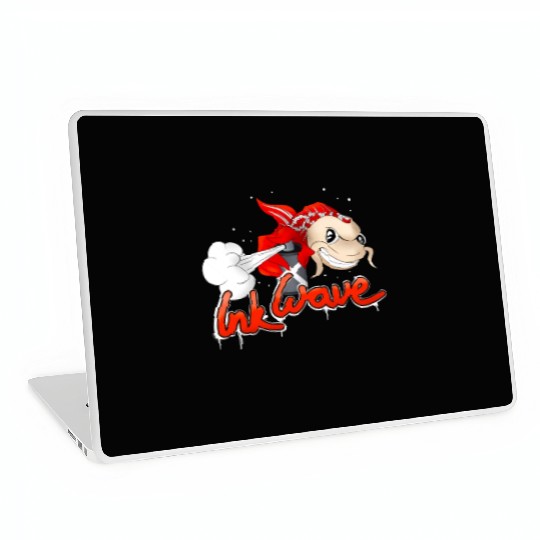 Graffiti Sprayer Koi Fish Street Style Laptop Skins