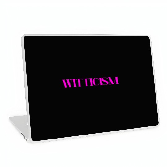 WITTICISM (PINK PRINT) Laptop Skins