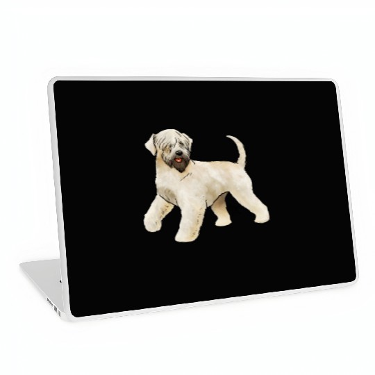 Dog Soft Coated Wheaten Terrier Irish Cream Laptop Skins