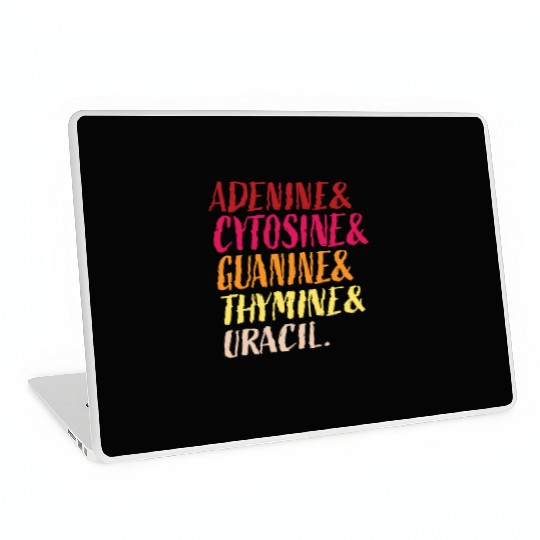 Nucleobases Biology Teacher DNA Biologist Laptop Skins