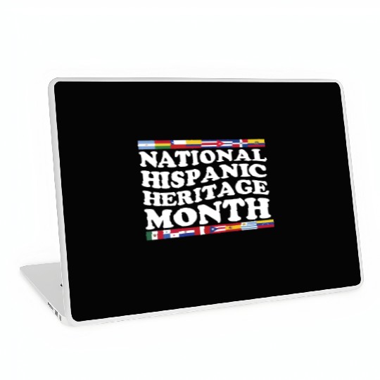 Hispanic Heritage Month National Latino Countries Laptop Skins