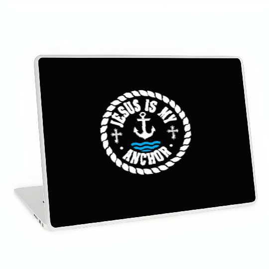 Hesus Is My Anchor Love Jesus Christian Christmas Laptop Skins