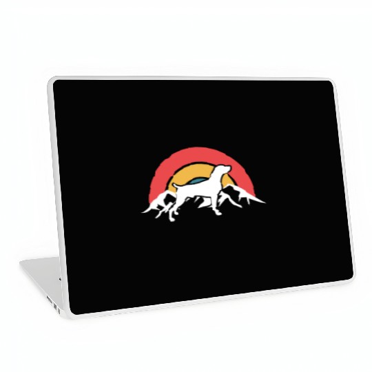 Weimaraner Silhouette Laptop Skins