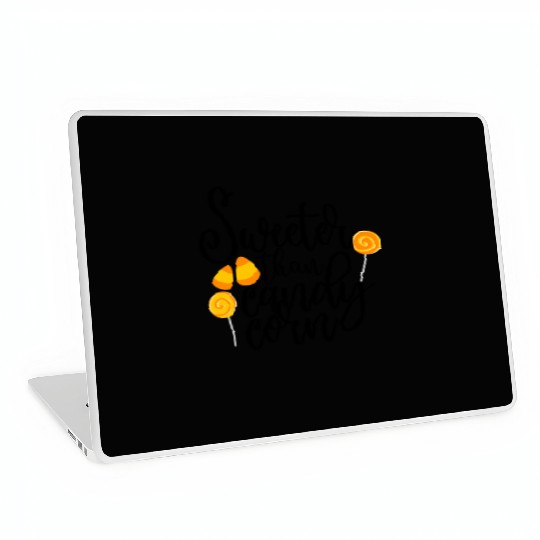 Sweeter Than Candy Corn Laptop Skins